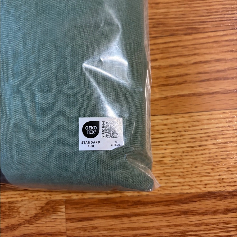 NEW Schoolhouse Linen Laurel Shower Curtain 72” x 84” - Picture 4 of 4